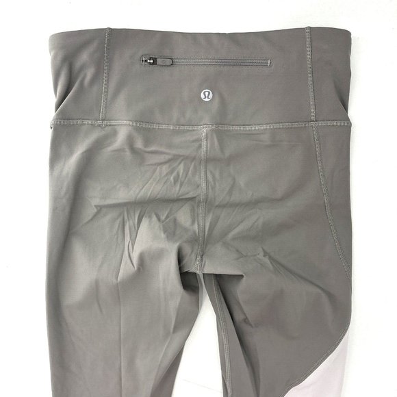 Lululemon Speed Wunder Tight 28" Asym Nulux Womens Size 6 Legging‎ Colorblock - Picture 11 of 12